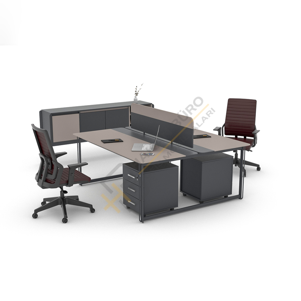 Zelve Ofis İkili Çalışma Masası