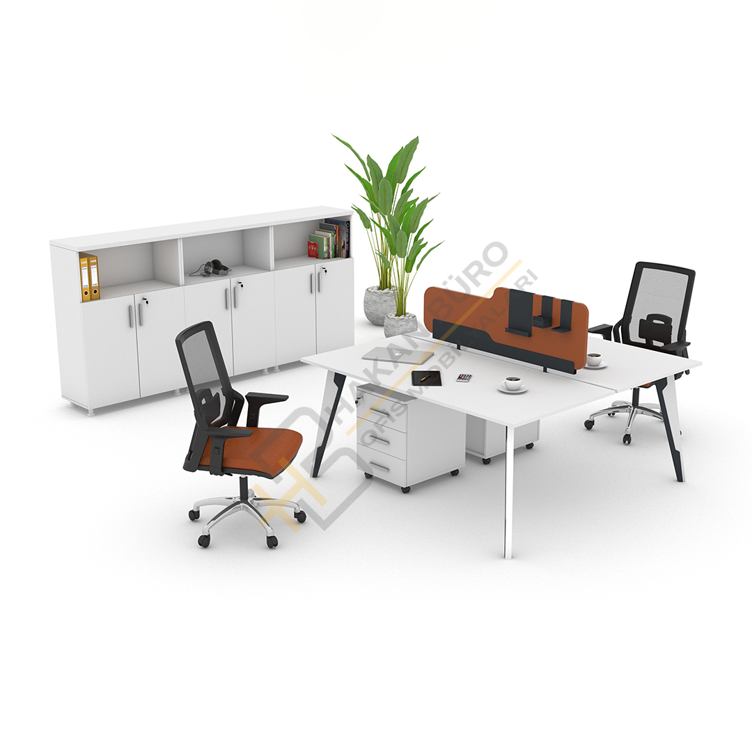 Solo Ofis İkili Çalışma Masası